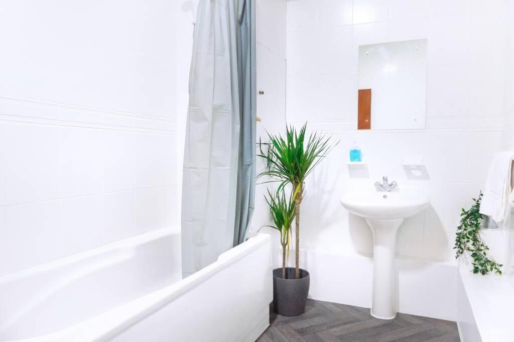 Apartment Up To 9 Close To Centre, Big Tv And Wifi Cardiff Exteriör bild
